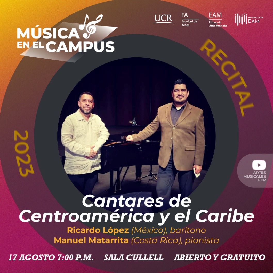  Este recital ofrece un breve pero pintoresco recorrido por la creación musical de Centroamérica …