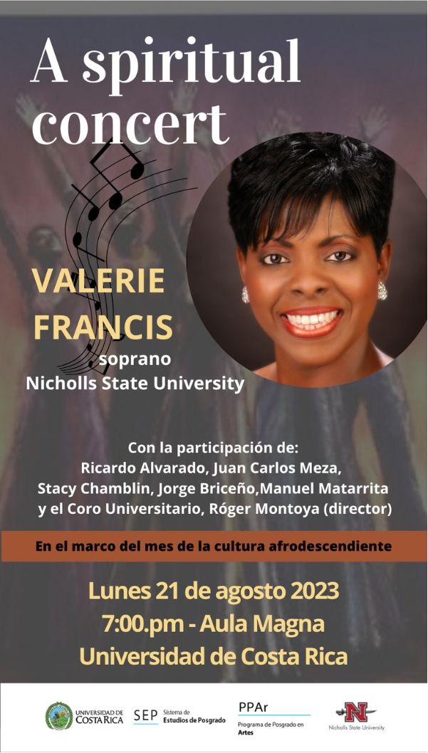    El Programa de Posgrado en Artes se complace en presentar el recital “A Spiritual concert”, …