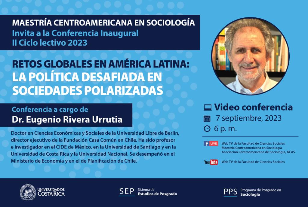  -El Dr. Eugenio Rivera Urrutia es Doctor en Ciencias Económicas y Sociales de la Universidad …