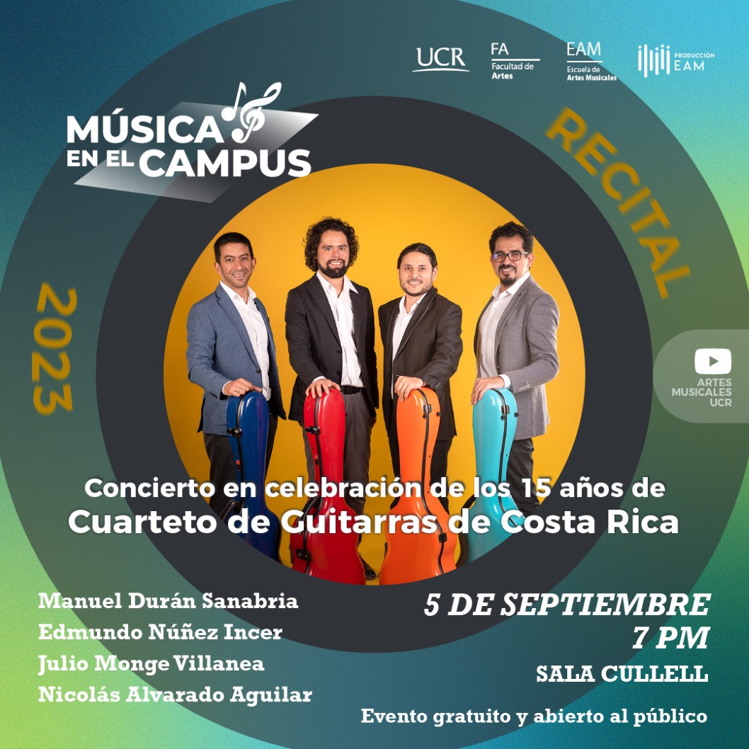  🎫No requiere reservación.  📍Sala Cullell, Escuela de Artes Musicales, Ciudad Universitaria …