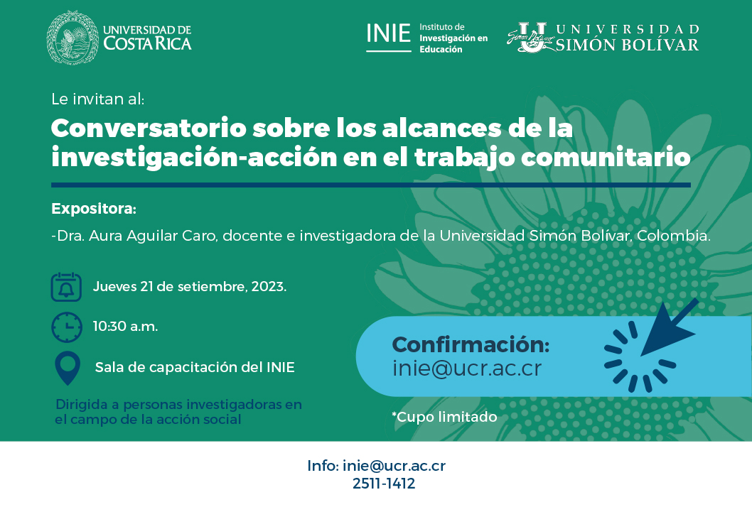  Conversatorio sobre los alcances de la investigación-acción en el trabajo comunitario …