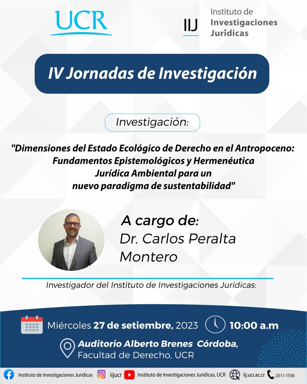  Conferencia titulada: dimensiones del estado ecológico de derecho en el antropoceno: fundamentos …