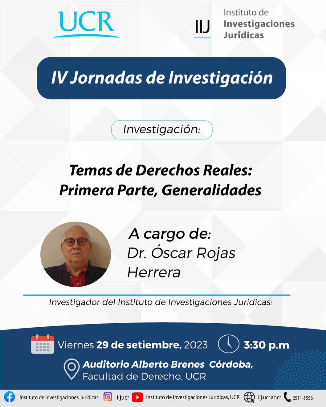  Conferencia titulada: temas de derechos reales:primera parte, generalidades. 