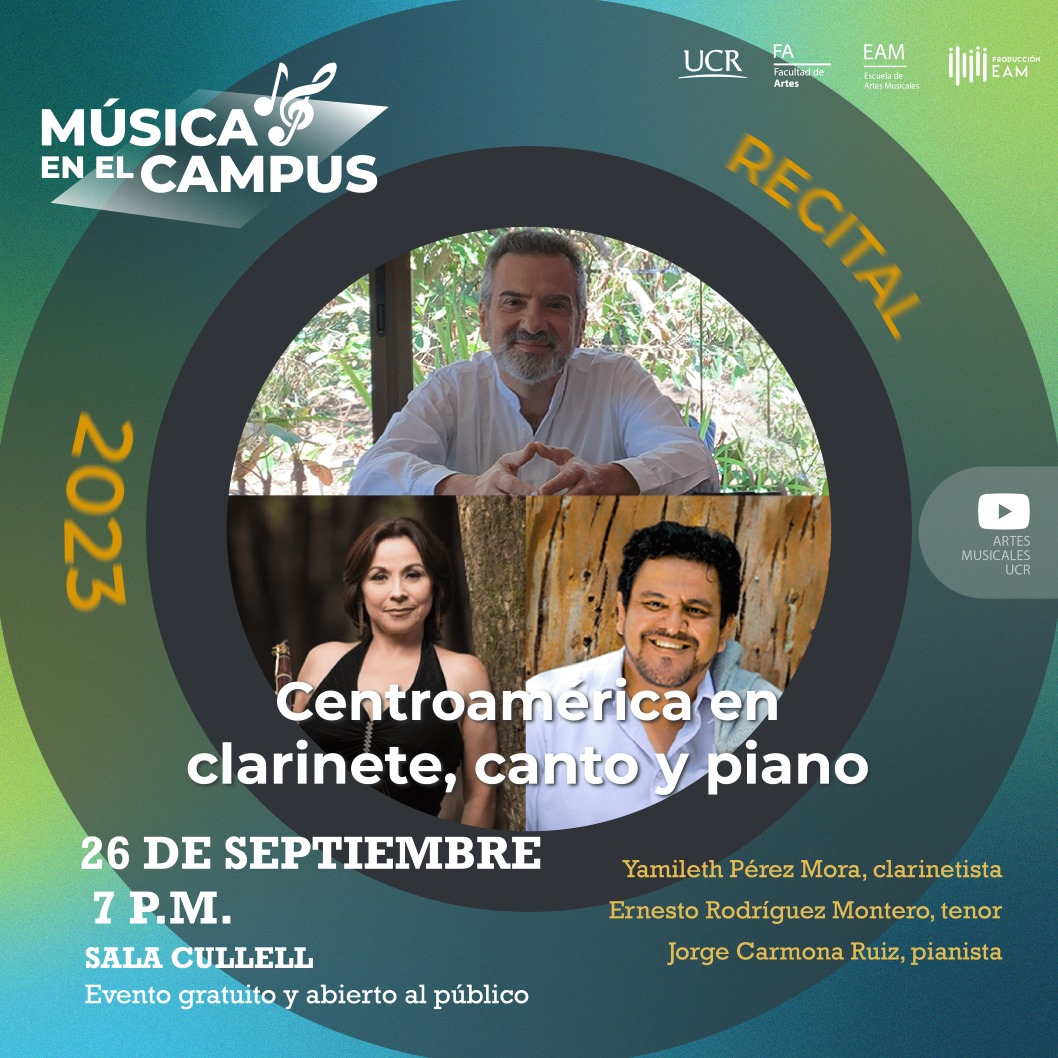  Disfrute un recital con obras centroamericanas en el marco del mes patrio, a cargo de Yamileth …