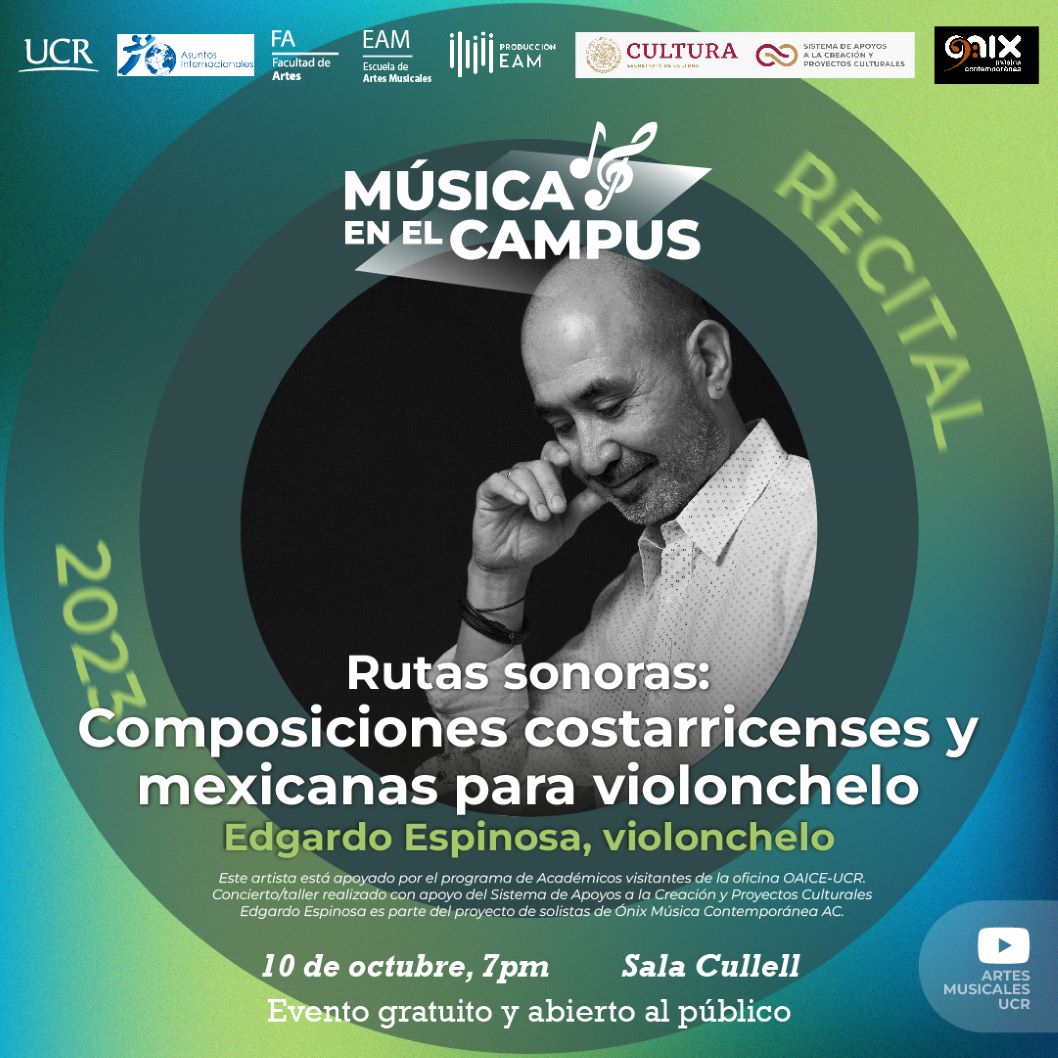  Concierto a cargo del maestro Edgardo Espinosa, violoncellista, profesor y académico de tiempo …