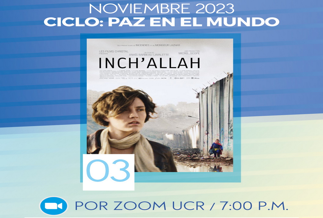  Ciclo de cine: "Paz en el mundo." Viernes 3 de noviembre a las 7:00 p. m. por Zoom …