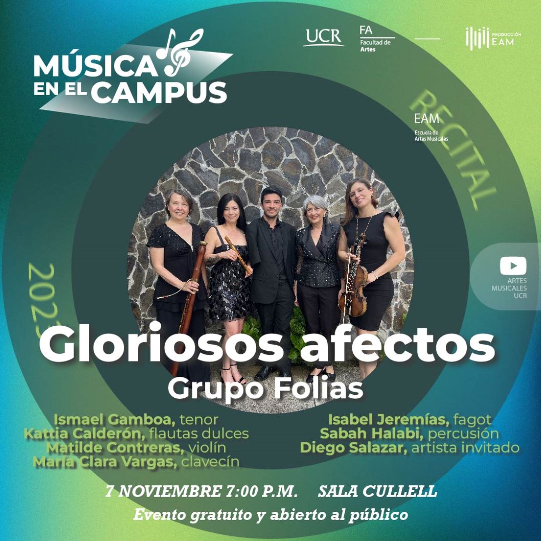  Gloriosos afectos es un concierto dedicado a la música española e italiana del siglo XVII, edad …