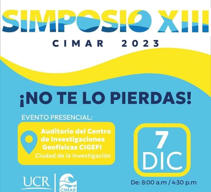  El Simposio XIII-2023 del CIMAR, es una actividad que se viene realizando ya hace varios años …