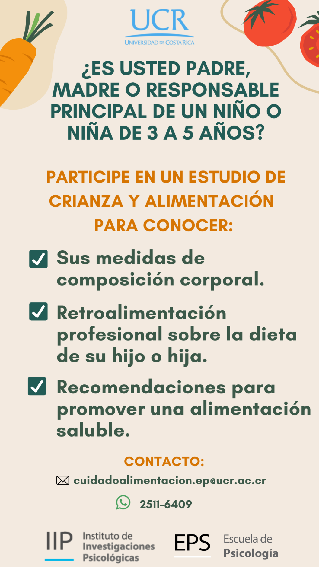  ¿Es padre, madre o responsable principal de un niño o niña de 3 a 5 años?  El Instituto de …