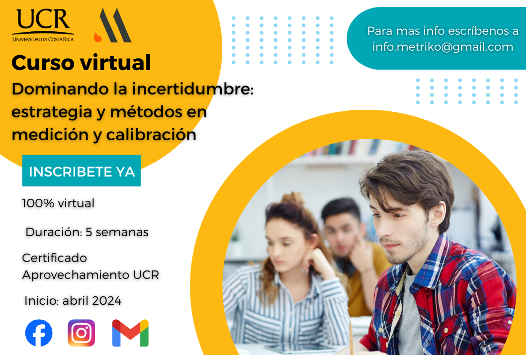  Curso virtual: Dominando la incertidumbre: estrategia y métodos en medición y calibración 100% …