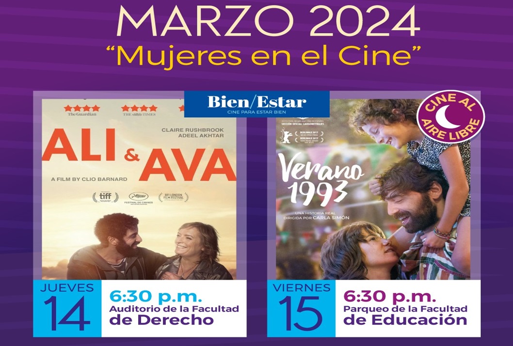   Ciclo de marzo:  "Mujeres en el Cine." Funciones presenciales en el campus Rodrigo …