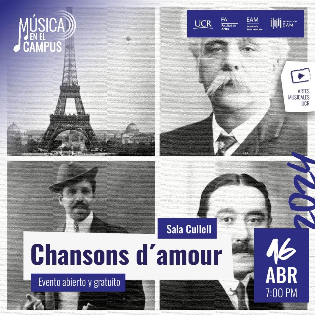  El concierto Chansons d´amour (Canciones de amor), rendirá homenaje a tres magníficos …