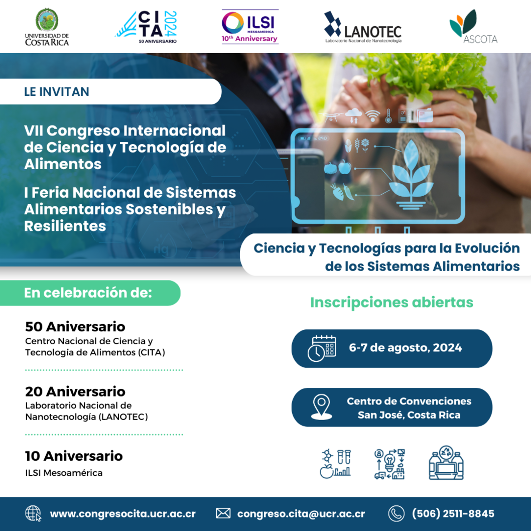  El CITA le invita al VII Congreso Internacional de Ciencia y Tecnología de Alimentos (CICTA …