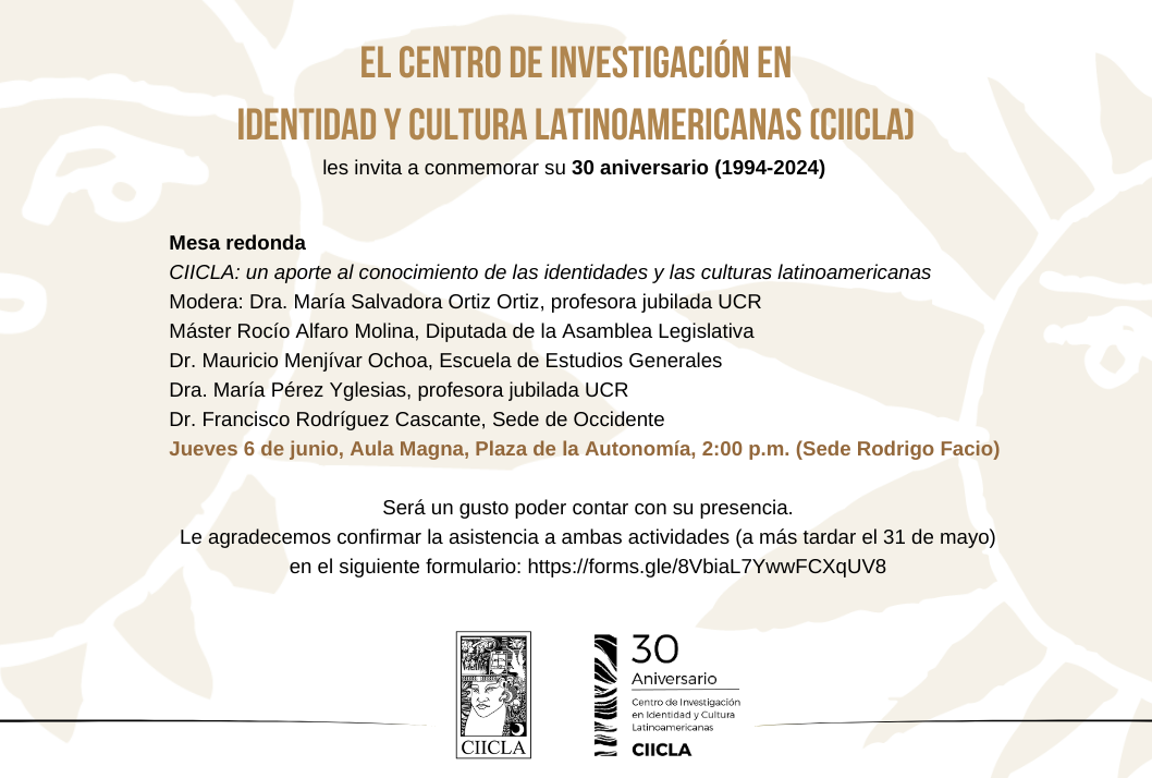 ClICLA:  conmemora  sus 30 años y mesa redonda  ClICLA: un aporte al conocimiento de las …