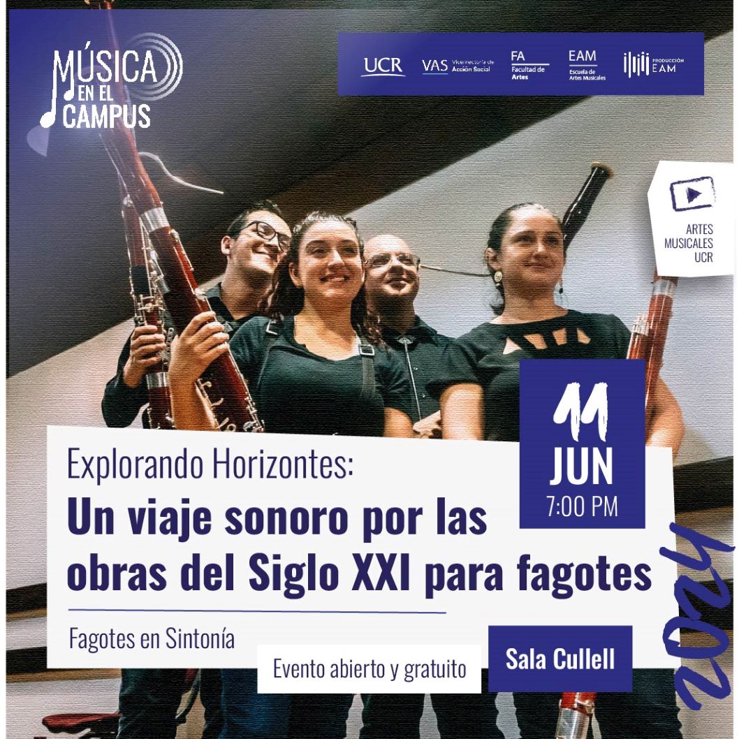 En el recital “Fagotes del Siglo XXI”, el Ensamble Fagotes en Sintonía, presentará una selección …