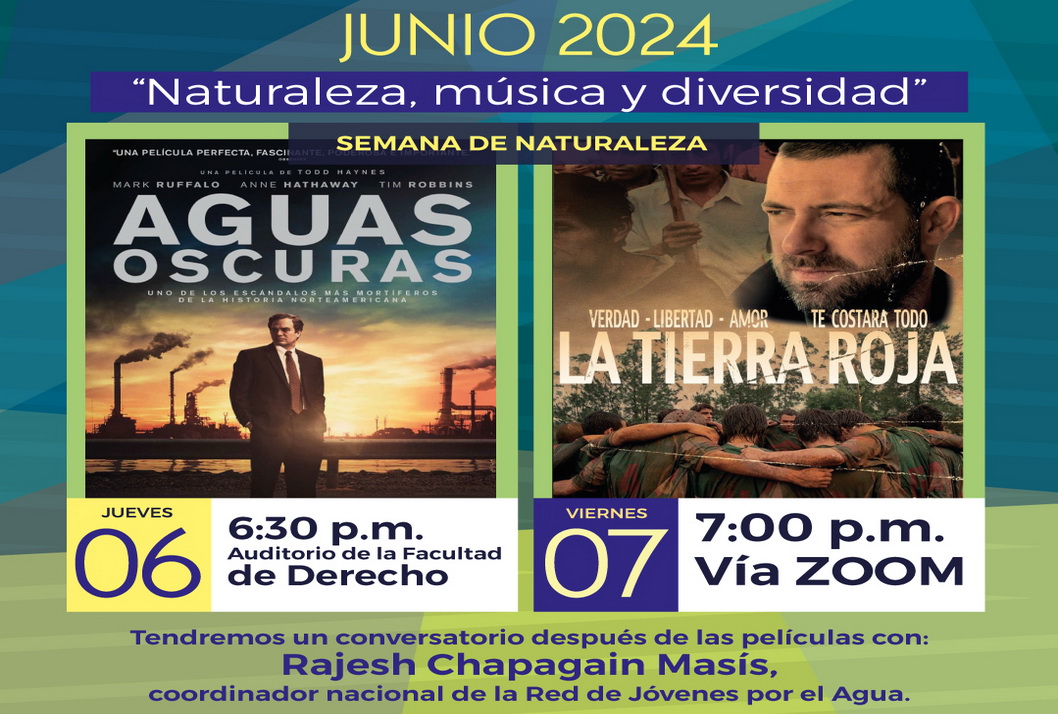  CineUCR Junio - Ciclo Naturaleza.   Habrá conversatorios despues de cada función con Rajesh …