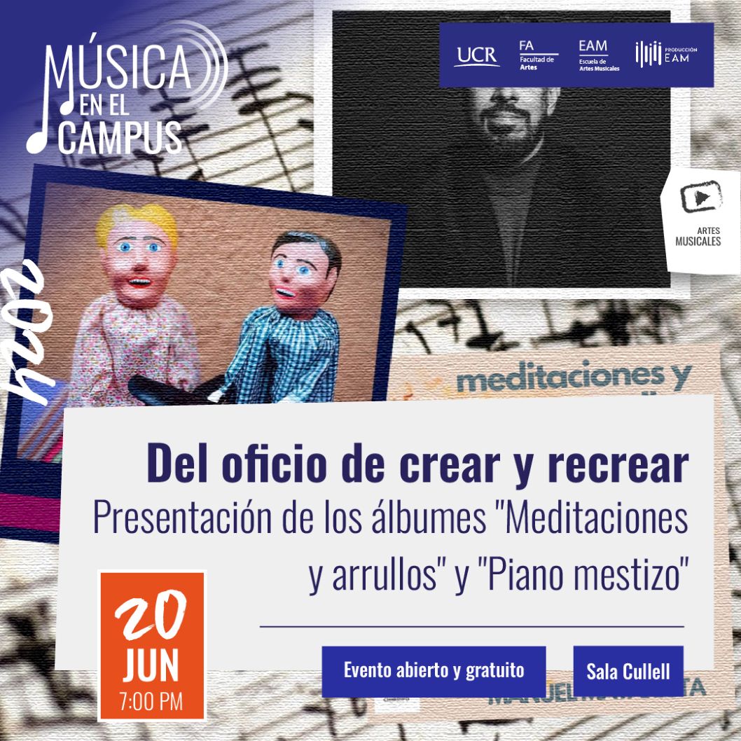  El pianista Manuel Matarrita presentará sus recientes producciones sonográficas …