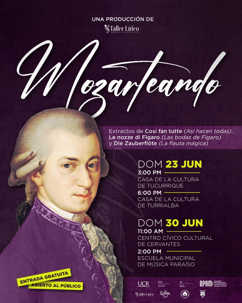  domingo 23 de junio 3:00 p. m. Casa de la Cultura de Tucurrique 6:00 p. m. Casa de la Cultura de …