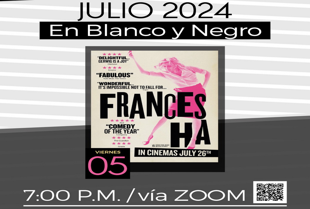  Cine UCR julio: "En blanco y negro." Viernes 5 de julio, 7:00 p. .m por ZoomUCR: …