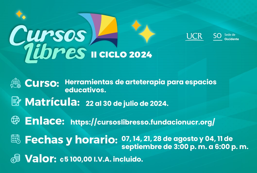  Cursos libres de julio a setiembre Matrícula: Cada curso tendrá un período de matrícula distinto …