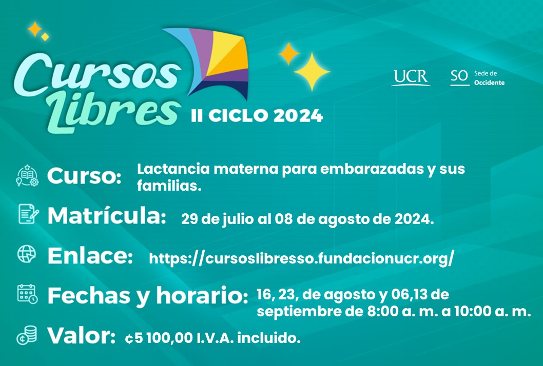  Cursos Libres de julio a setiembre Matrícula: Cada curso tendrá un período de matrícula distinto …