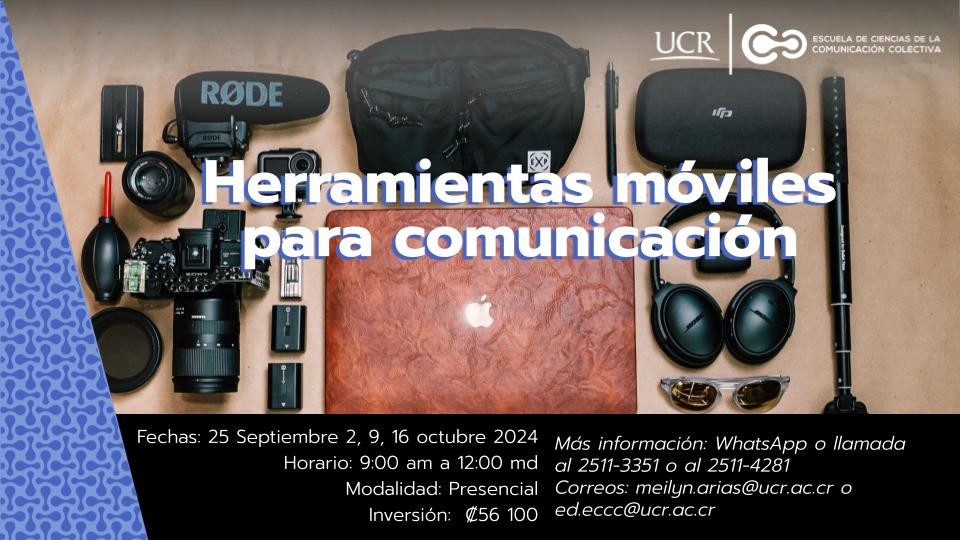    Fechas: los miércoles 25 de setiembre, 2, 9 y 16 de octubre, de 9:00 a. m. a 12:00 m.   …