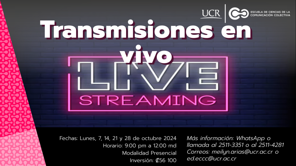    Lunes 7, 14, 21 y 28 de octubre, de 9:00 a. m. a 12:00 m.   Formulario de inscripción: …