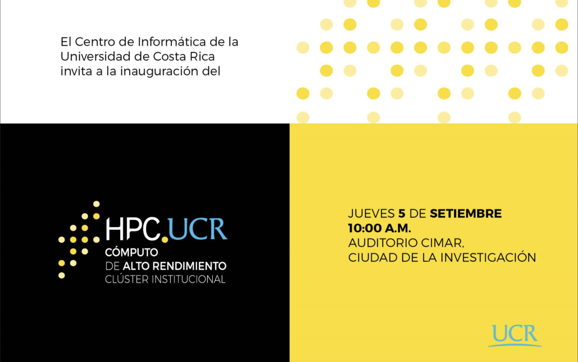  El CI le extiende la invitación al Lanzamiento del Clúster Institucional de Computación de Alto …