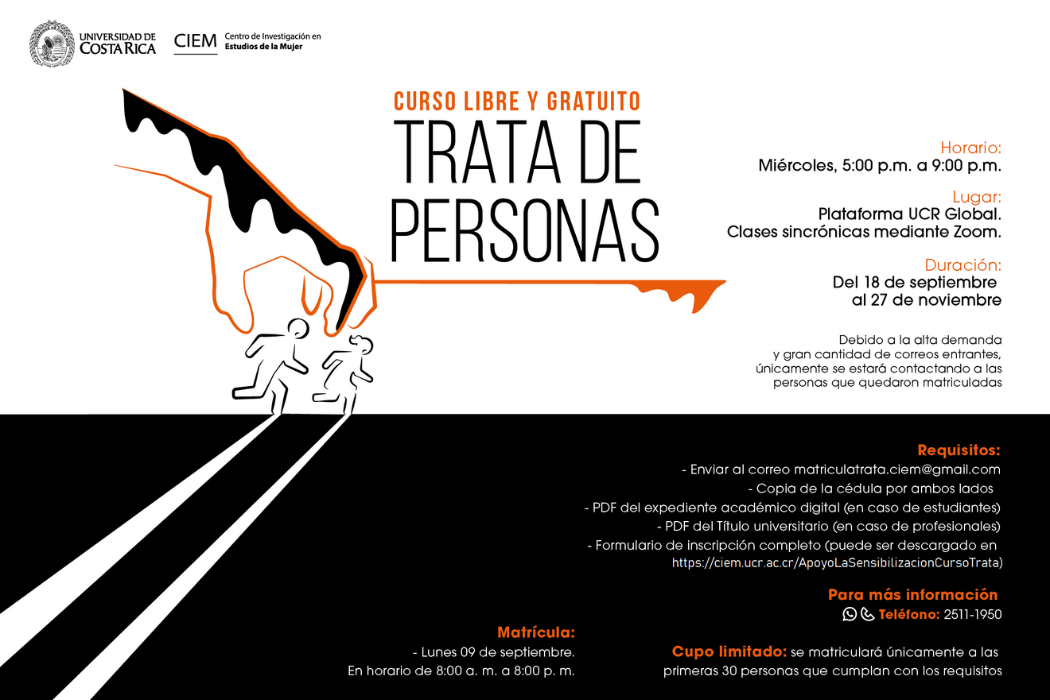  Matrícula: 9 de setiembre, 2024, de 8:00 a. m. a 8:00 p. m. No se tomarán en cuenta los correos …