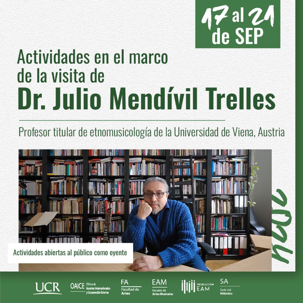  El Dr. Julio Mendívil es actualmente profesor titular de etnomusicología de la Universidad de …