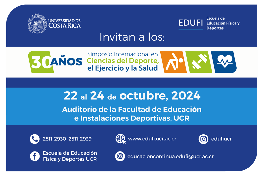  El programa del evento se estará divulgando por las redes sociales a inicios del mes de octubre …
