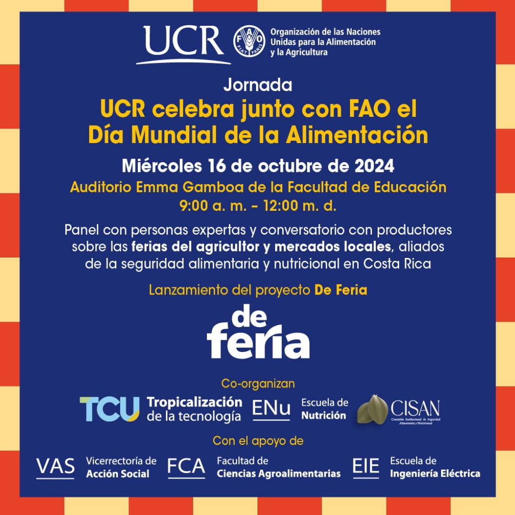  El evento es una celebración del Día Mundial de la Alimentación (16 de octubre) La actividad es …