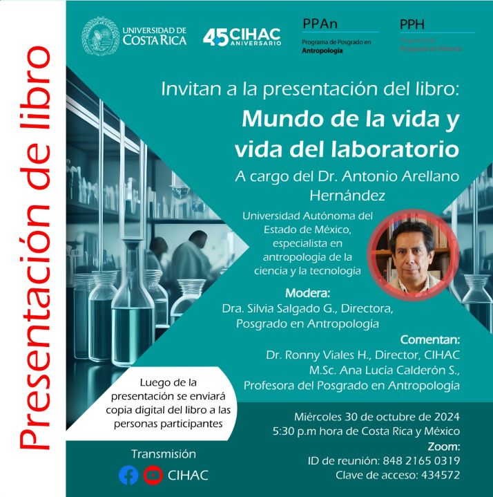  Se enviará copia del libro a las personas participantes luego de la presentación. 
