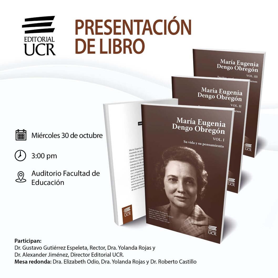  Te invitamos a la presentación de la Colección de libros de 𝗠𝗮𝗿í𝗮 𝗘𝘂𝗴𝗲𝗻𝗶𝗮 𝗗𝗲𝗻𝗴𝗼 𝗢𝗯𝗿𝗲𝗴ó𝗻. Son …