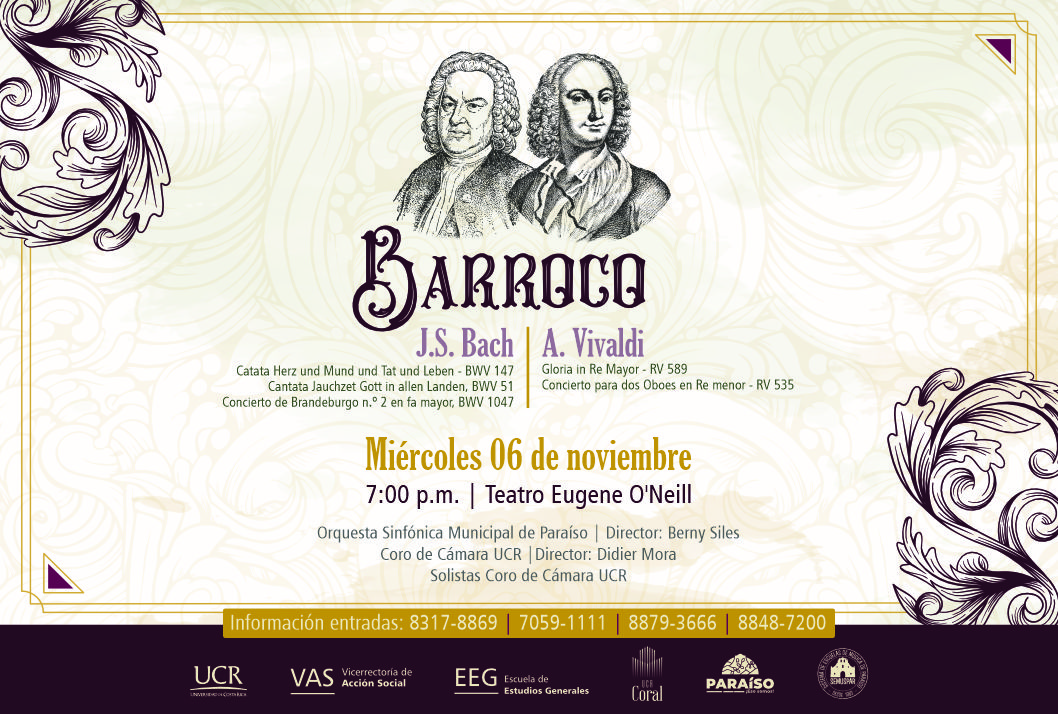  y el sábado 9 de noviembre, a las 5:30 p. m. en la Iglesia de María Auxiliadora (Cartago) 