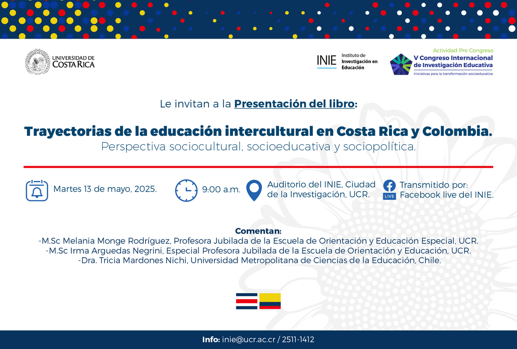  ¡Acompañanos a la presentación de un nuevo libro en el INIE! 𝗣𝗿𝗲𝘀𝗲𝗻𝘁𝗮𝗰𝗶ó𝗻 𝗱𝗲𝗹 𝗹𝗶𝗯𝗿𝗼: …