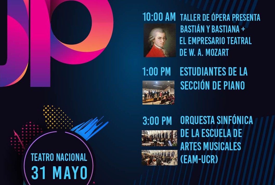  Entrada gratuita  Retirar tiquetes en la Boletería del Teatro Nacional Máximo 3 entradas por …
