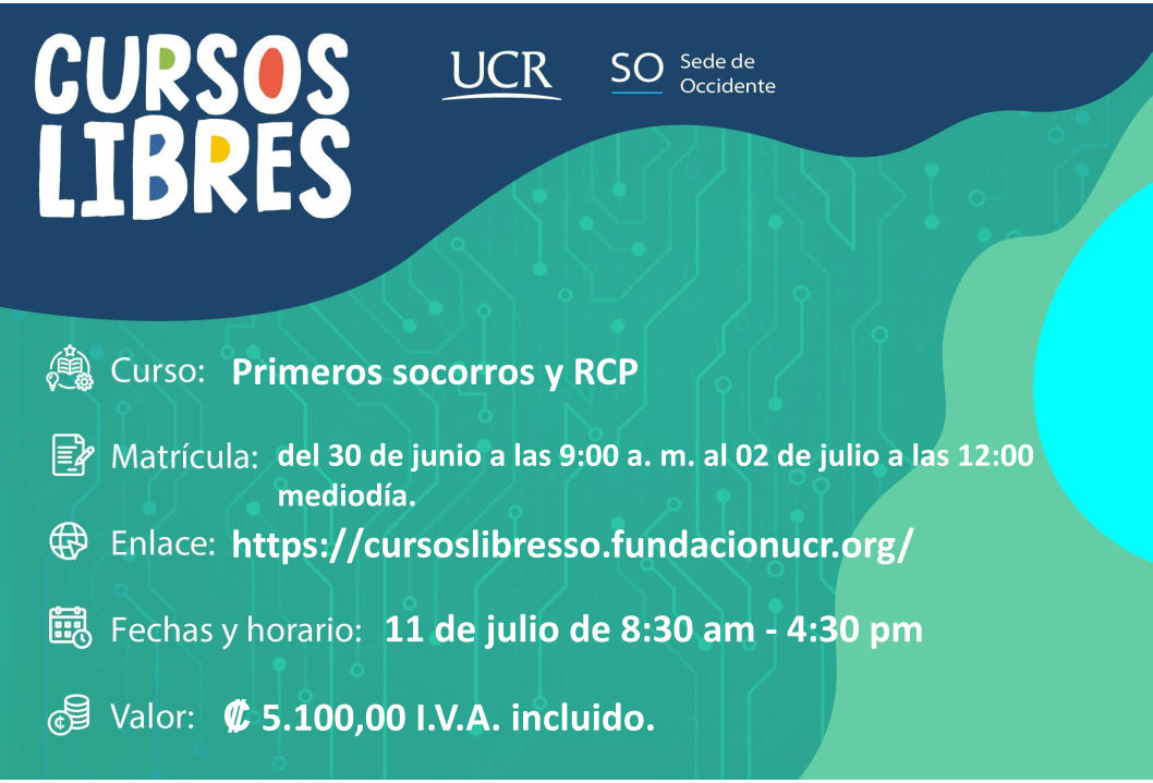  Enlace de inscripción: https://cursoslibresso.fundacionucr.org/admin Desarrollo de los cursos: …
