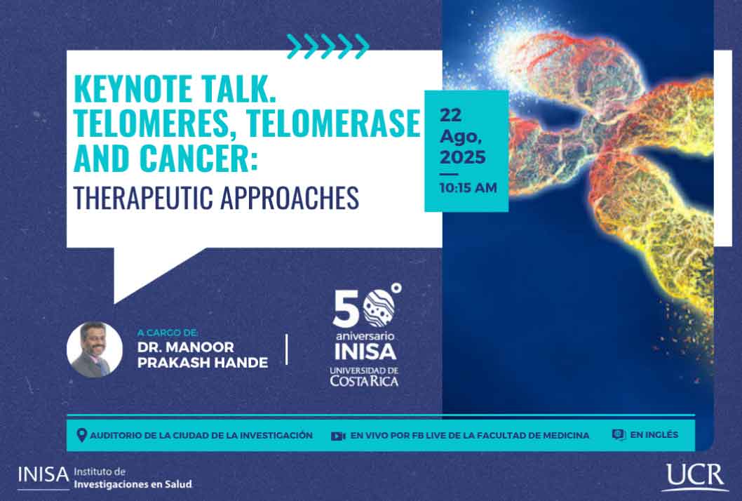  La conferencia será en idioma Inglés. El Dr. Prakash Hande brindará una disertación magistral …