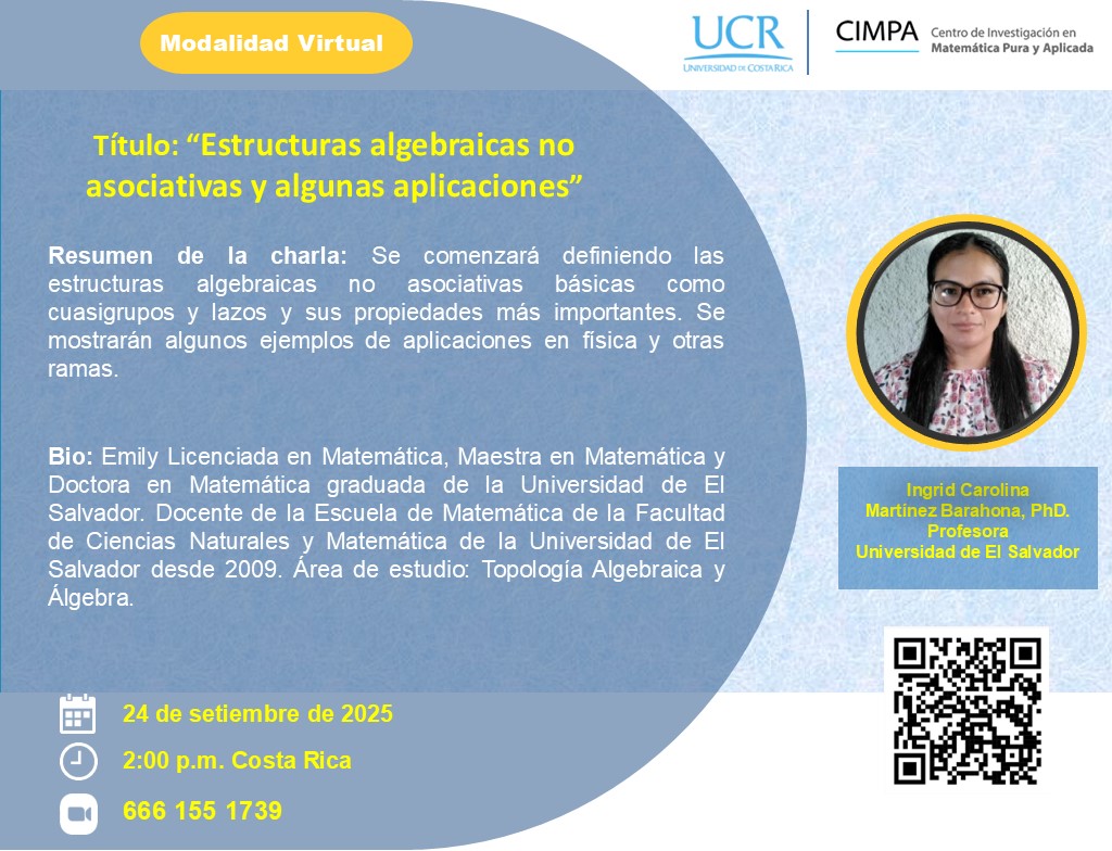 Se comenzará definiendo las estructuras algebraicas noasociativas básicas como cuasigrupos y …