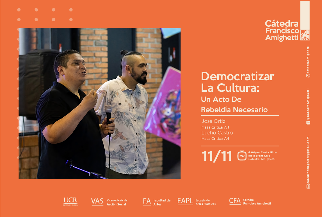 Charla: Democratizar la cultura: Un acto de rebeldía necesario