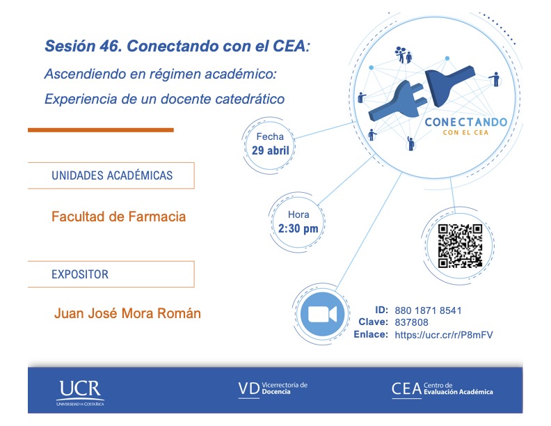 El Centro de Evaluación Académica invita a la comunidaduniversitaria al espacio Conectando con &hellip;
