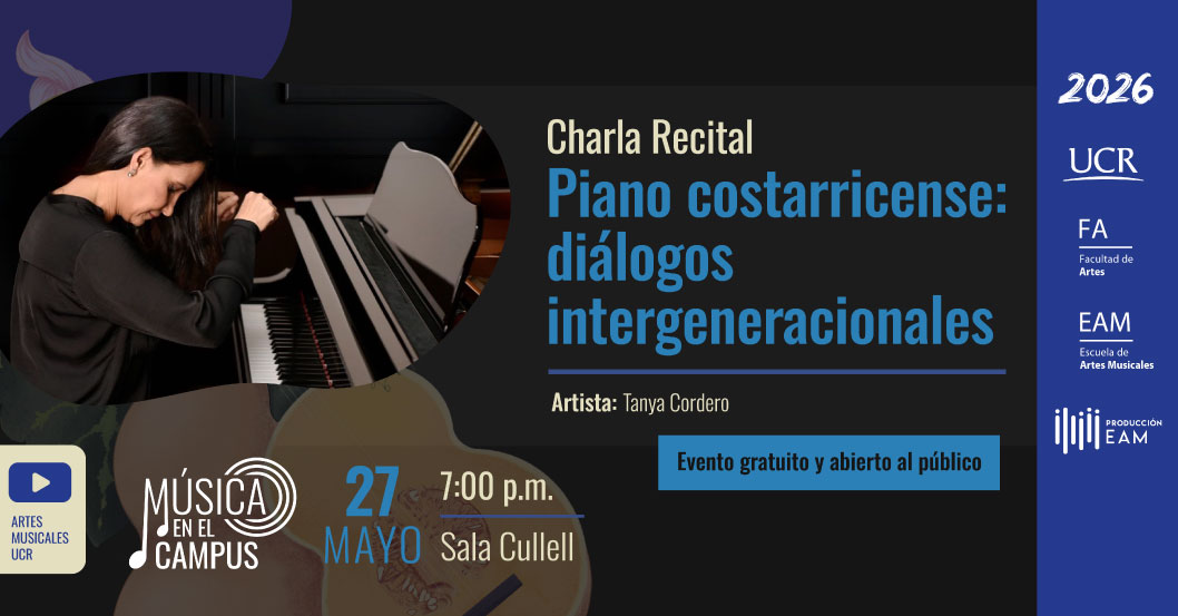 Esta charla-recital propone un recorrido por la música parapiano de Costa Rica a través de &hellip;