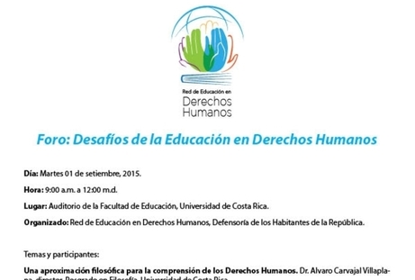 Foros: Desafíos de la Educación en Derechos Humanos