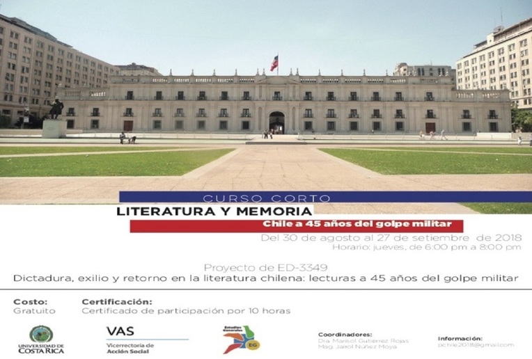 Cursos: Literatura y memoria: Chile a 45 años del golpe militar