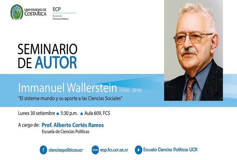 Seminario de autor: Immanuel Wallerstein “El sistema-mundo y su aporte a las Ciencias Sociales”
