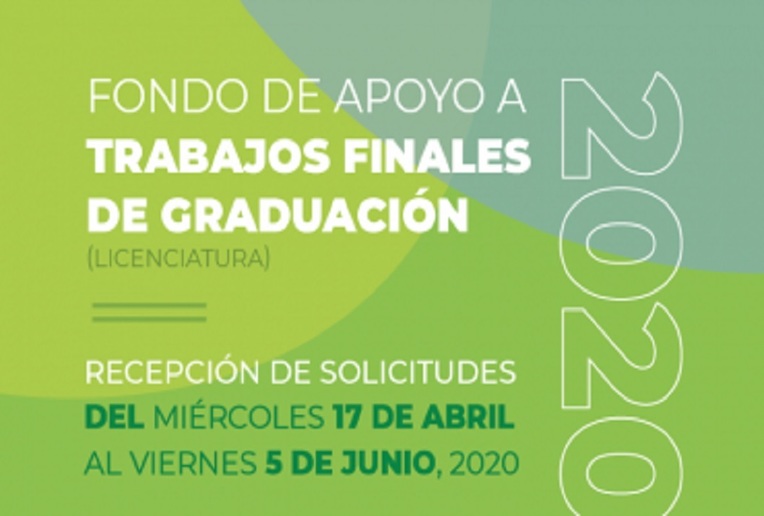 Concurso: Convocatoria de Fondo de Apoyo Trabajos Finales de Graduación Estudiantes de Grado …