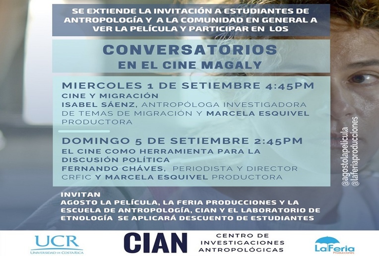 Conversatorio: Película "Agosto". Temas sobre migración, cine y antropología