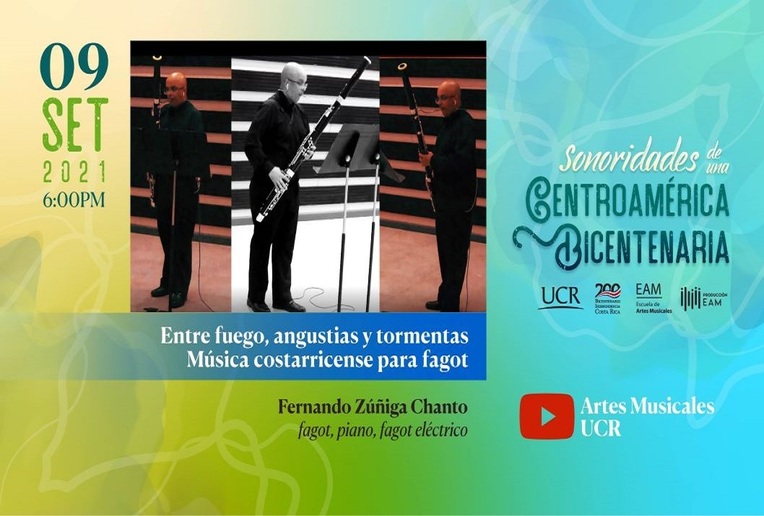Concierto: Entre fuego, angustias y tormentas: Música costarricense para fagot