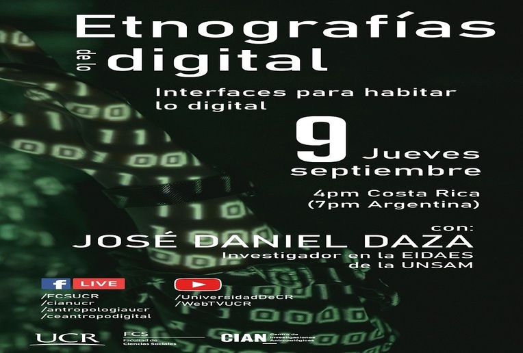 Charla: Etnografías de lo digital: Interfases para habitar lo digital